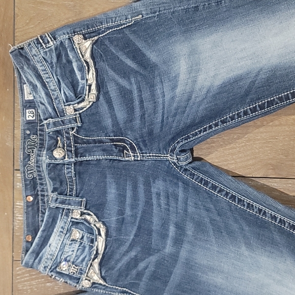 Miss Me Blue Straight Leg Jeans - Picture 5 of 13